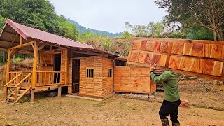 Make wooden doors, build a bathroom