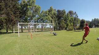 Entrenamiento de arqueros.X. DOBLE SALTO + BALONES A DIVERSAS ALTURAS. PRETEMPORADA 2018.