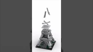 Lego Architecture - The Eiffel Tower - 21019 - Speed Build #lego #architecture #eiffeltower #paris