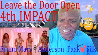 4th Impact reaction💝Leave the Door Open🔥Bruno Mars🎼Anderson  Paak💕Silk Sonic #4thimpact #brunomars