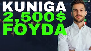 3 MINUTDA 2,500$ FOYDA POCKET OPTION TRADING ROBOT SIGNAL