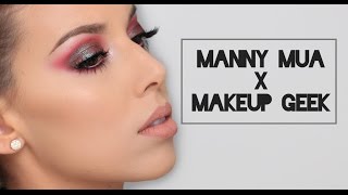 Manny Mua X Makeup Geek Palette tutorial | LustreLux