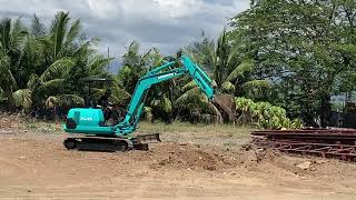 BACKHOE KOMATSU PC45 BURN TEST