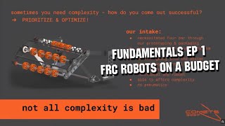 FRC Robots on a Budget - FUNdamentals Ep 1