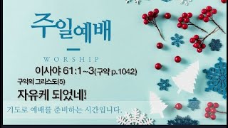 [포항큰숲교회] 2023.12.24. 주일 2부예배