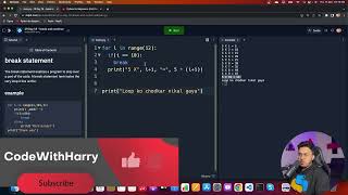break and continue in Python Python Tutorial Day #19