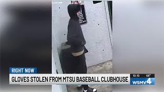 Police searching for suspect accused of stealing $7K worth of items from MTSU baseball clubhouse