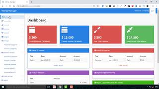 Income and Expence Management Softwere in PHP