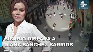 Captan atentado contra Diana Sánchez Barrios en el Centro de la CDMX