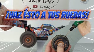 ¡Modificación imprescindible! 😱 ¡Haz esto a las ruedas de tú coche! 😍 Wltoys 184016