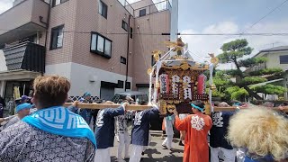 ２０２４年浜降祭 菅谷神社神輿通過展望