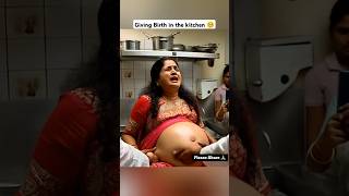 Giving birth To Twins in the kitchen #short #animals #birth