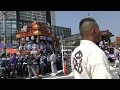 幸町の山車　総踊りに向け各町の山車･屋台が集合！　jr成田駅前　成田祇園祭2017 中日　00001