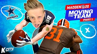 Down to the Wire! (MOVING the Team in Madden NFL 20 Part 1) K-CITY GAMING