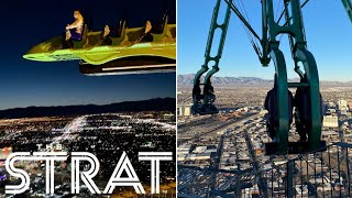 The STRAT Thrill Rides Las Vegas Vlog January 2022