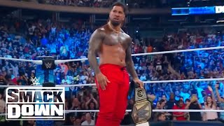 Jey Uso Attacks and Challenges Roman Reigns | WWE SmackDown Highlights 7/7/23 | WWE on USA