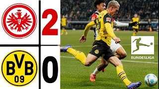 Frankfurt - Dortmund 2-0 | Highlights| Borussia Dortmund vs Eintracht Frankfurt | Bundesliga 2024/25