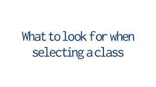 CSUB | What to look for when selecting a class