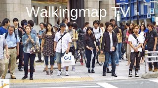 Tempura Funabashiya Shinjuku (From JR Station) - Walking Map /天ぷら船橋屋 新宿本店 /天妇罗老店 船桥屋 本店 /텐푸라 후나바시야