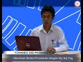 Yohanes Didi Rosandi - Membuat stored procedure dengan SQLYog