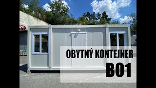 Obytný kontejner (montovaný) typu B01 - virtuální prohlídka