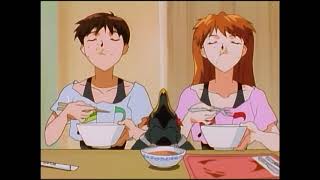 Shinji and Asuka training montage - Evangelion