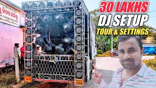 30 Lakhs Ka DJ Setup Tour \u0026 Setting | GOPINATH PRO DJ