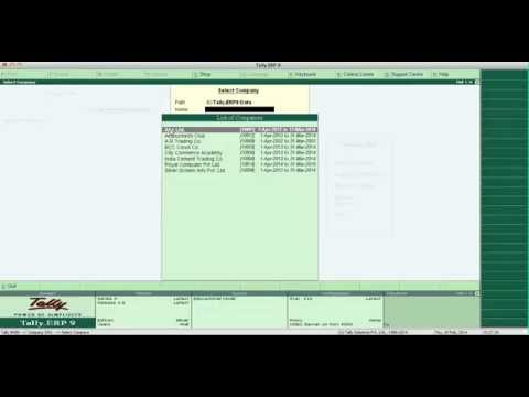 How to delete company in tally erp 9 How to delete company in tally erp 9