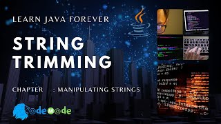 trim() in Java | How to trim a function in Java | CodeMode