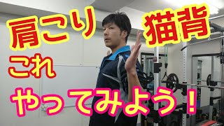 超簡単【猫背解消体操】『東京都北区滝野川　西巣鴨駅徒歩７分　あおき接骨院・整体院』