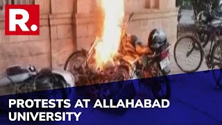 Violence In Allahabad University Escalate Over Fee Hike, Security Guards Open Fire