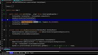 ForkJoinPool and ForkJoinTask