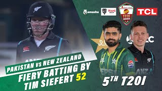 Fiery Batting By Tim Seifert 52 | Pakistan vs New Zealand | 5th T20I 2024 | PCB | M2E2U