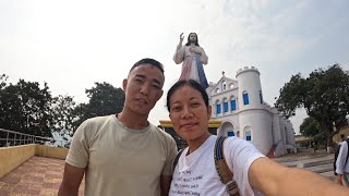 Ross hill Church, Vizag || Mary Matha shrine || Travel Vlog #southindian #catholicchurch #hills