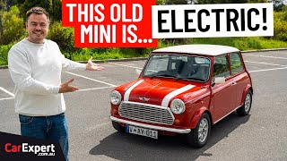 Driving a Mini Cooper…that’s now fully electric!