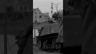 POV, You trip in front of an M4 Sherman of the 67th Armor Regt., 2nd AD