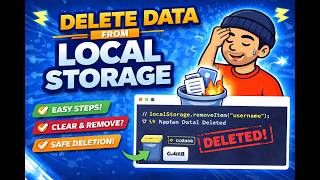 How to Delete Data from Local Storage | JavaScript Tutorial