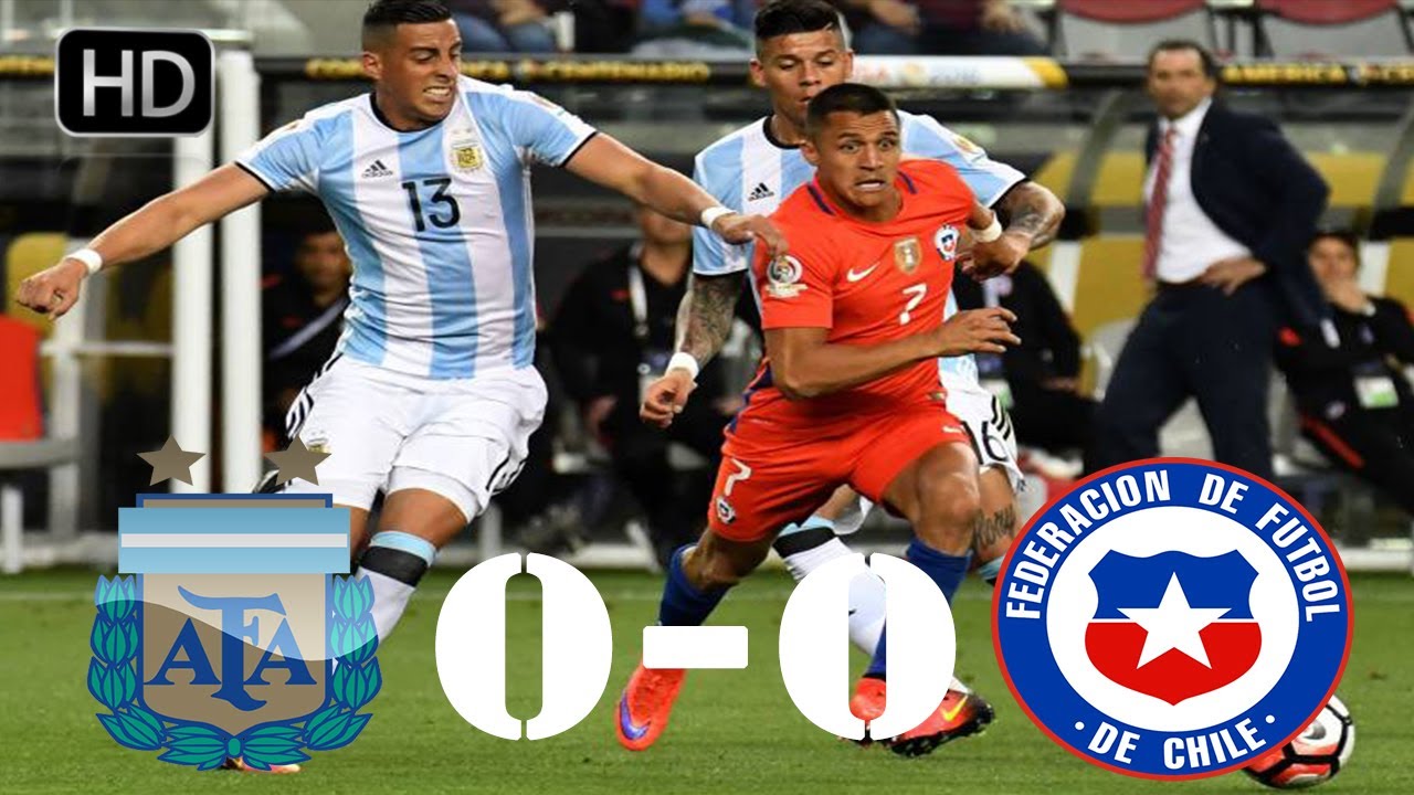 Argentina Vs Chile 0-0 (2-4) • Goal & Full Highlights • Copa America ...