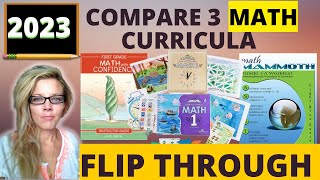 BEST MATH First Grade Mastery or Spiral Math Comparison, Homeschooling Curriculum Flip Through