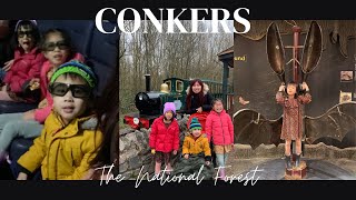 [VLOG]  - Visit Conkers // 一個有啲似科學館嘅國家森林公園 // 記得著雨靴去呀！