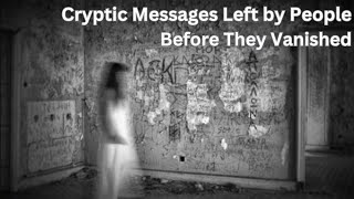 Top 10 Cryptic Messages Left by People Before They Vanished - Part 1