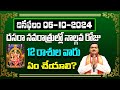 October 6th 2024 Daily Horoscope & Panchangam By Machiraju Kiran Kumar | Machirajubhakti