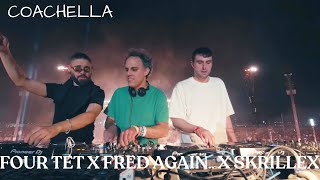 Four Tet x Fred again.. x Skrillex at Coachella 2023