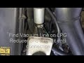 how to test lpg reducer in your car