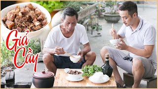 Ông Thọ Làm Thịt Giả Cầy Thơm Nức Mũi, Nhâm Nhi Ngày Se Lạnh | Fake Dog Meat Dish