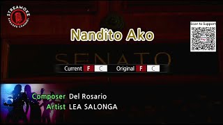 Nandito Ako - Lea Salonga (Karaoke Version)