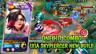 ONE HIT COMBO! IXIA SKYPIERCER NEW BUILD! IXIA MOBILE LEGENDS