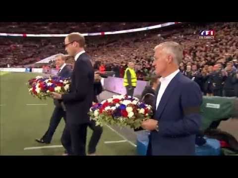 17.11.2015 - Wembley friendly match England - France national anthems 17.11.2015 - Wembley friendly match England - France national anthems