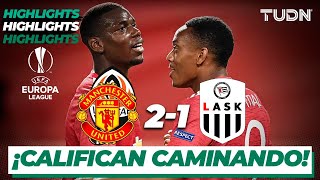 Highlights | Man United 2-1 LASK | Europa League 2020 - Octavos final | TUDN