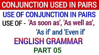 Conjunction used in Pairs | English Grammar | what is Conjunction in Pairs | Conjunction in Hindi